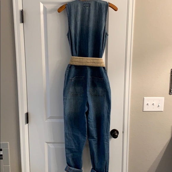 Current Elliott Sleeveless Chambray Jumper - Picture 2 of 7